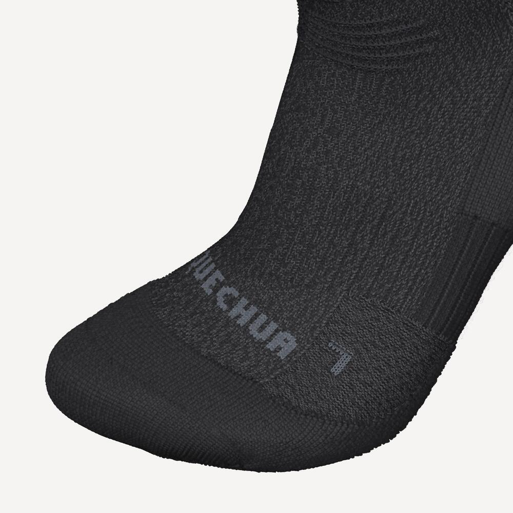 DECATHLON SH500 Crew Socks Men’s 2 Pack Black