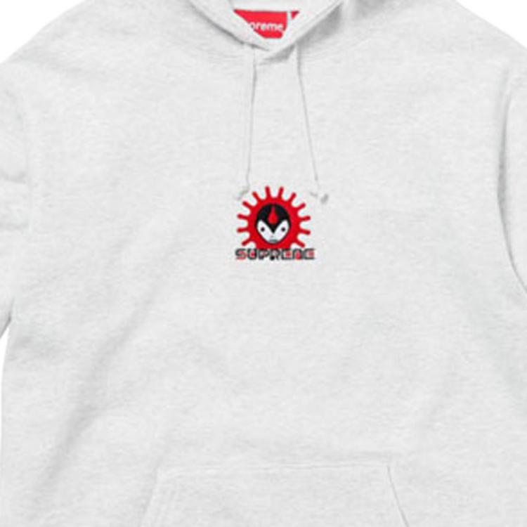 Худи Supreme FW18 Vampire Hooded Sweatshirt Ash Grey (серый) — фото 4