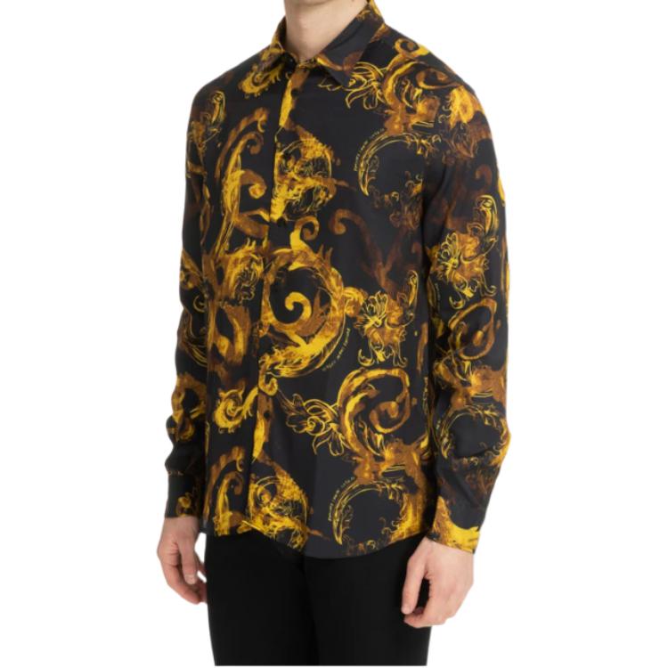 Мужская рубашка Versace Jeans Couture (черный) — фото 4