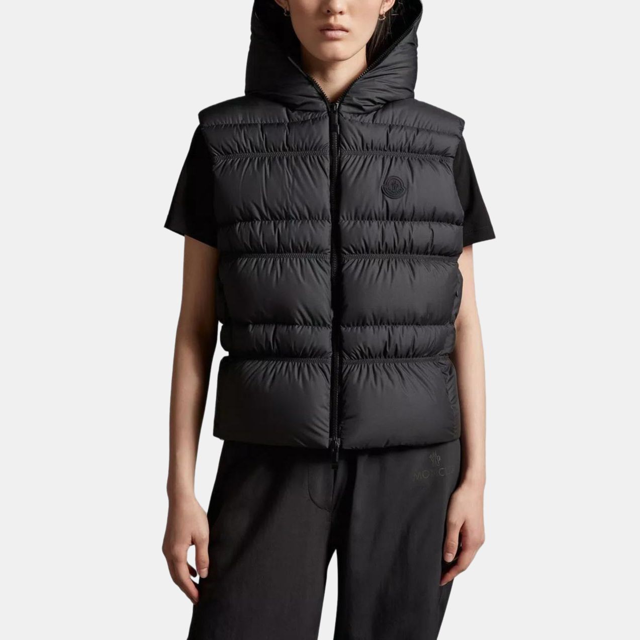 Женский жилет Moncler (черный) — фото 2