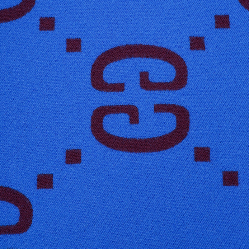 Шарф Gucci (сине-фиолетовый) — фото 4