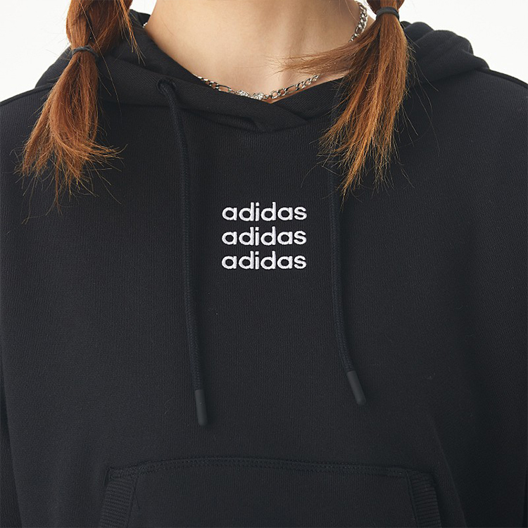 Женская худи adidas neo W C+ SWH (черная) — фото 5