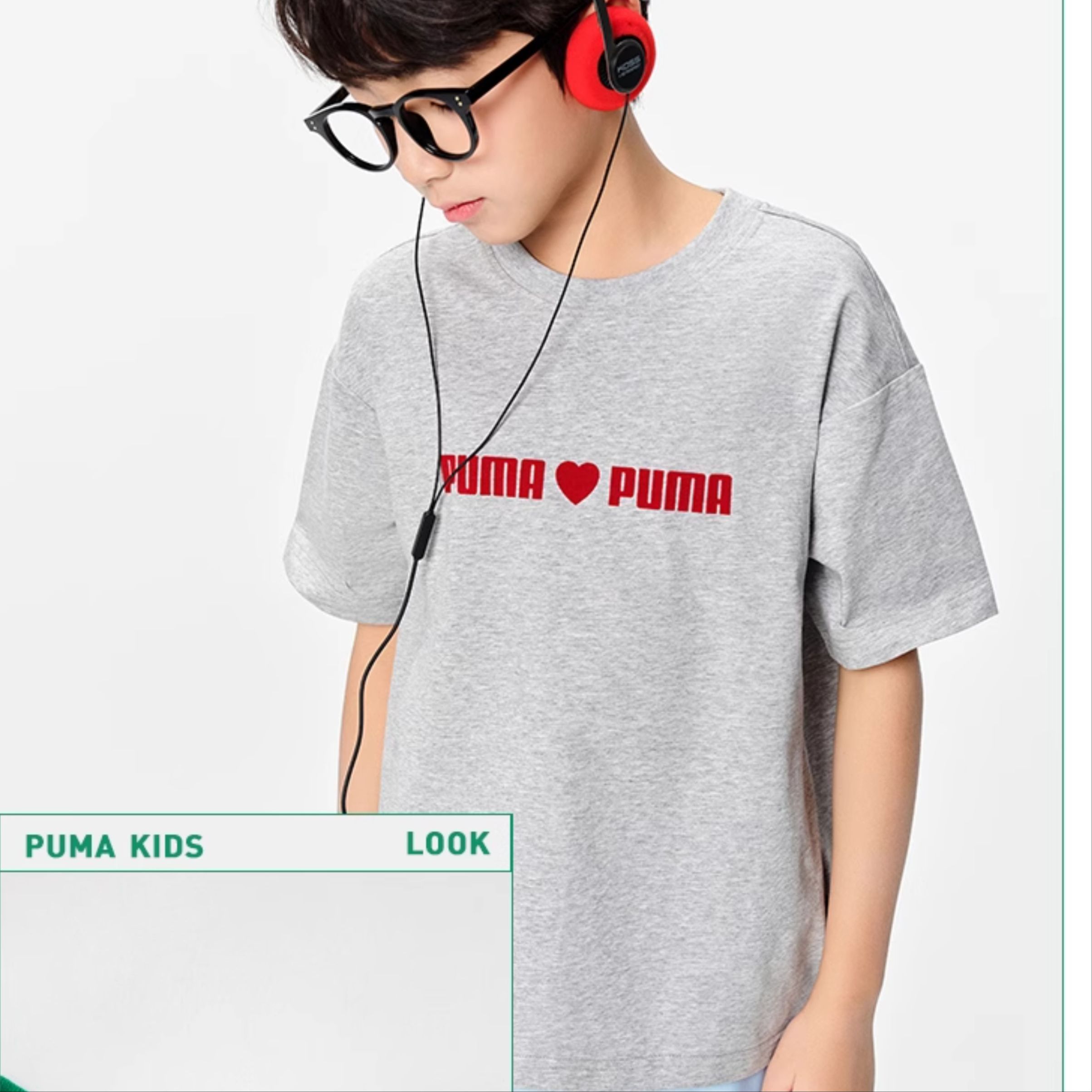 Детская футболка PUMA Sportstyle (серая) — фото 5