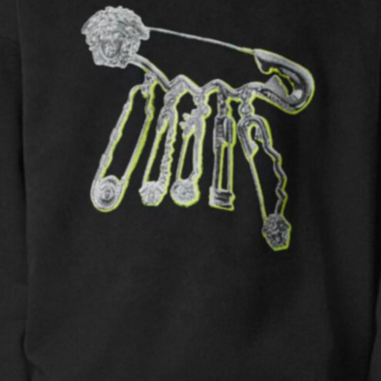 Худи Versace FW24 Logo (черный) — фото 5