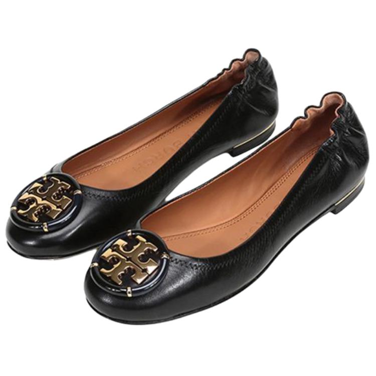 TORY BURCH Minnie Flat Shoes Women's Black