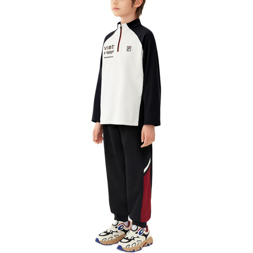 Мужской лонгслив Fila KIDS x FBOX+ TPERFORMANCE (слоновая кость) — фото 4