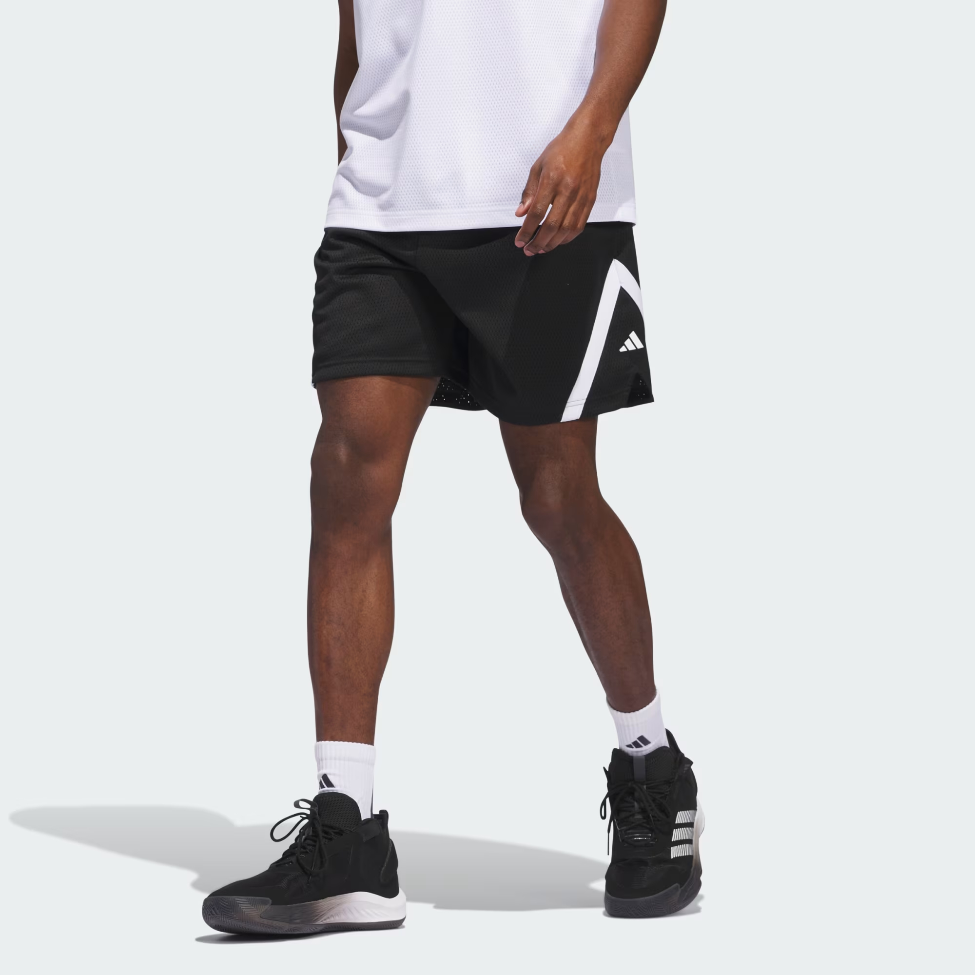 Adidas Basketball Shorts Men’s Black/White