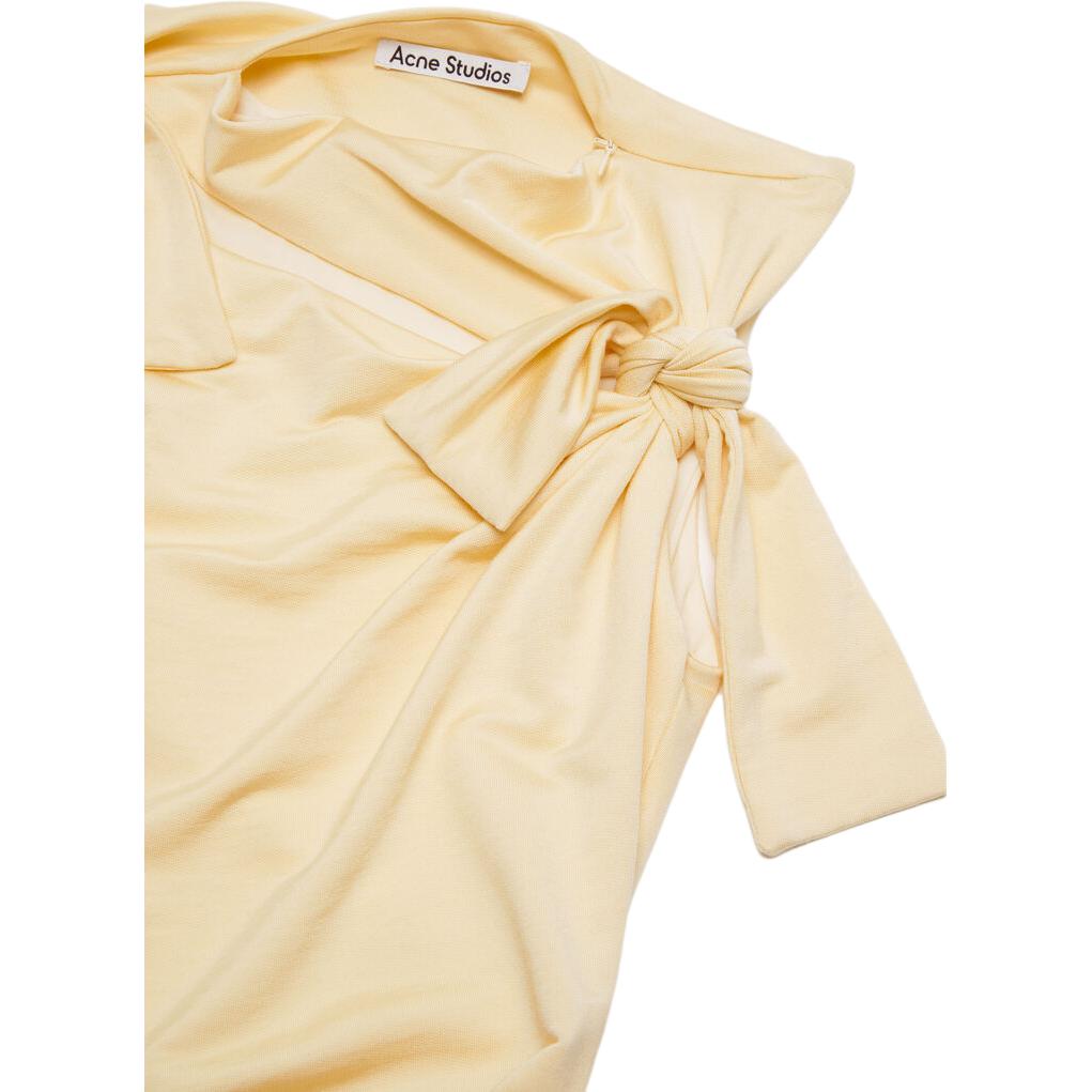 Женское платье Acne Studios Acne Studios SS25 (светло-желтая) — фото 2