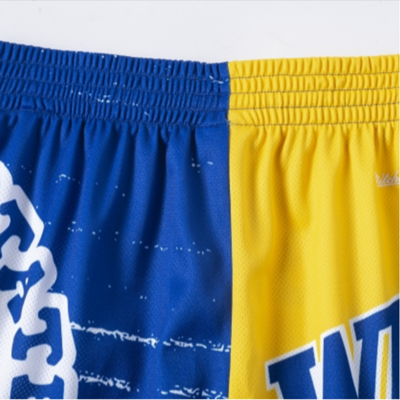 Mitchell Ness Basketball Shorts Men’s Yellow Blue