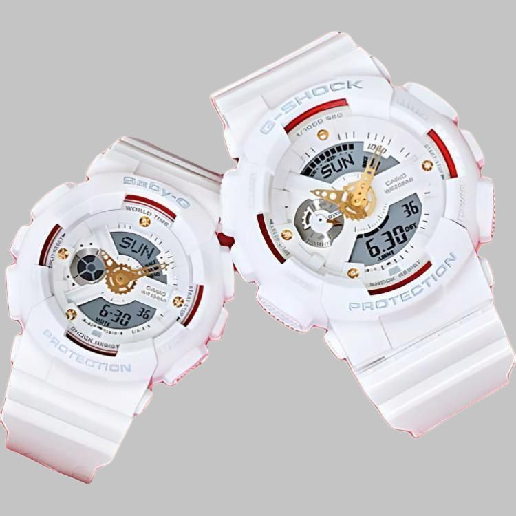 Часы Casio GA&BA (белые) — фото 4