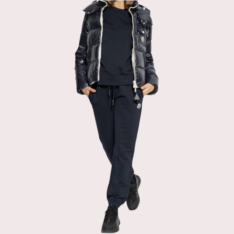 Женская худи Moncler FELPA (синий) — фото 4