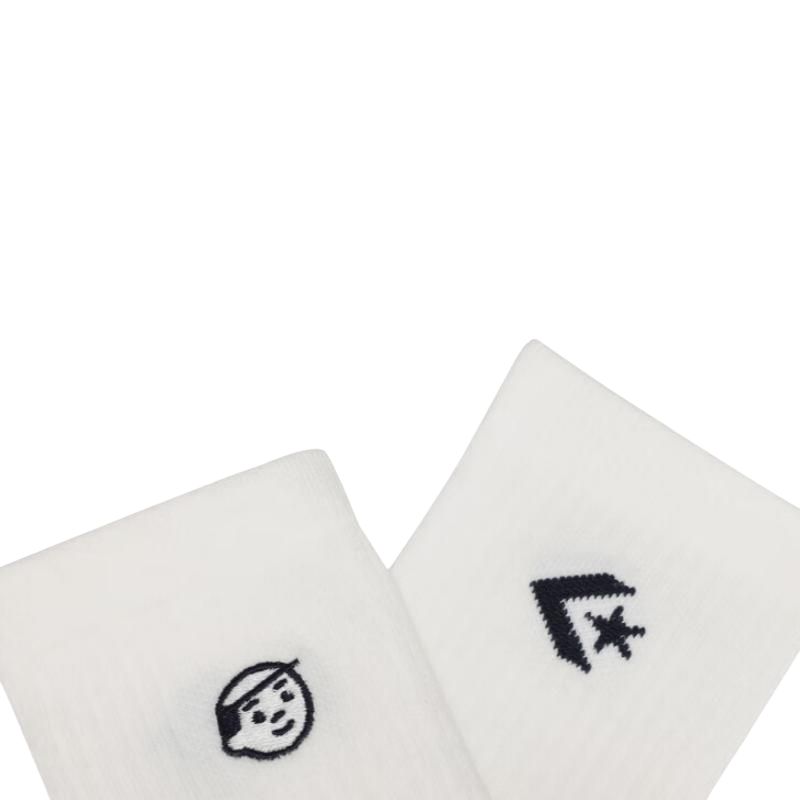 Converse x Noritake SS25 Knee High Socks Unisex 1 Pack White