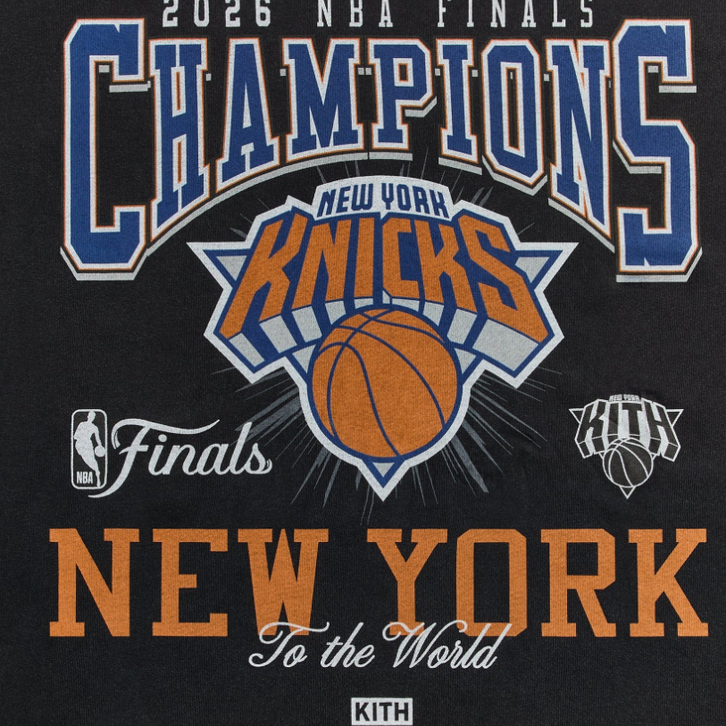 KITH Basketball Jerseys Men’s Black Crew Neck Moderate