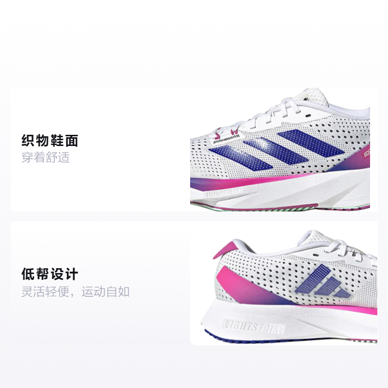Кроссовки adidas Adizero SL (белый) — фото 2