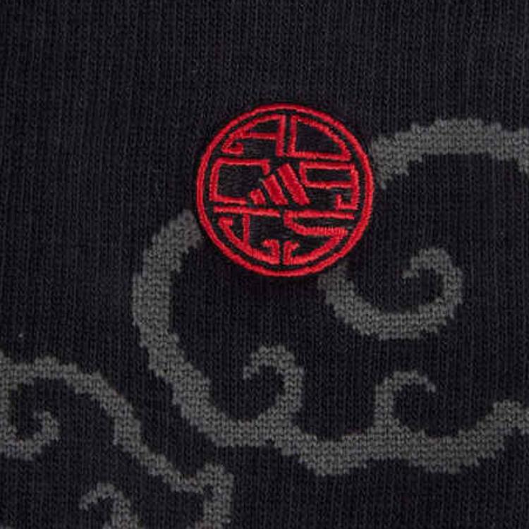 Adidas Crew Socks Unisex 1 Pack Black/Energy Red/Dark Gray