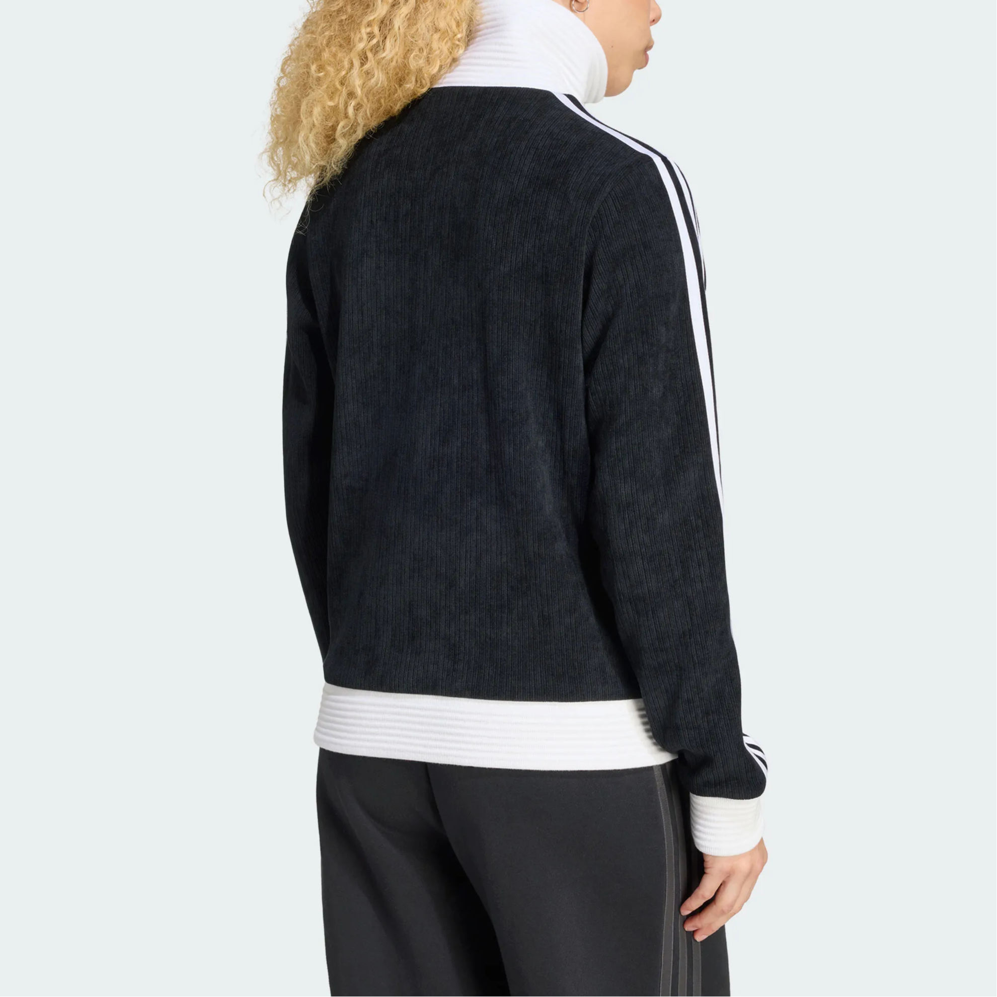 Женская олимпийка adidas originals × Jennie FAN OG TRACK TOP (белый) — фото 5