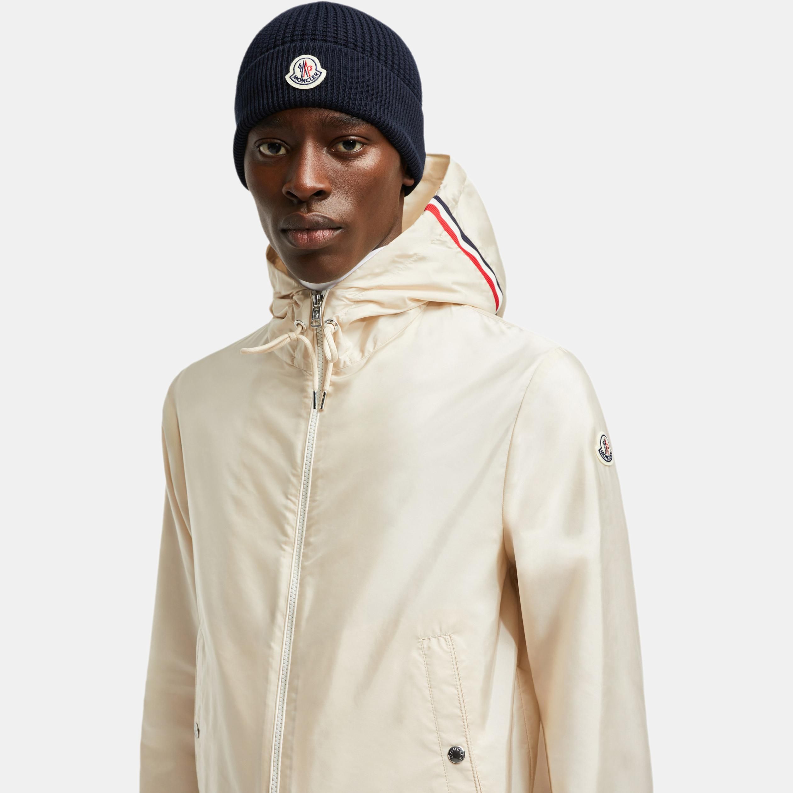 Мужская куртка Moncler (бежевая) — фото 5