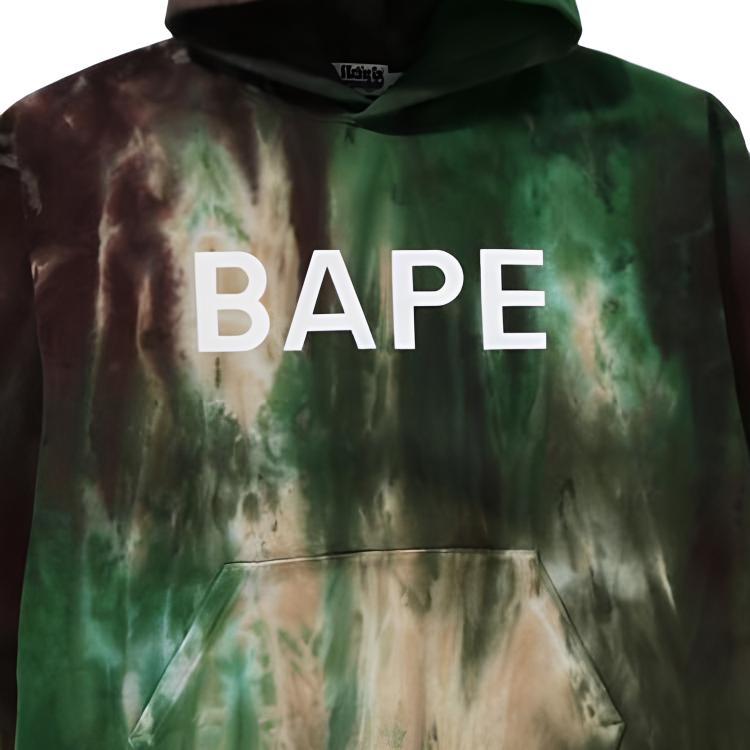 Мужское худи A BATHING APE Tie-Dye Print (разноцветное) — фото 11