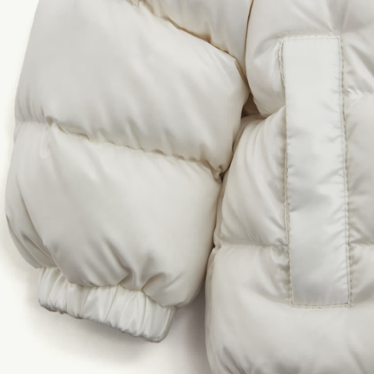 Куртка Moncler (белая) — фото 4
