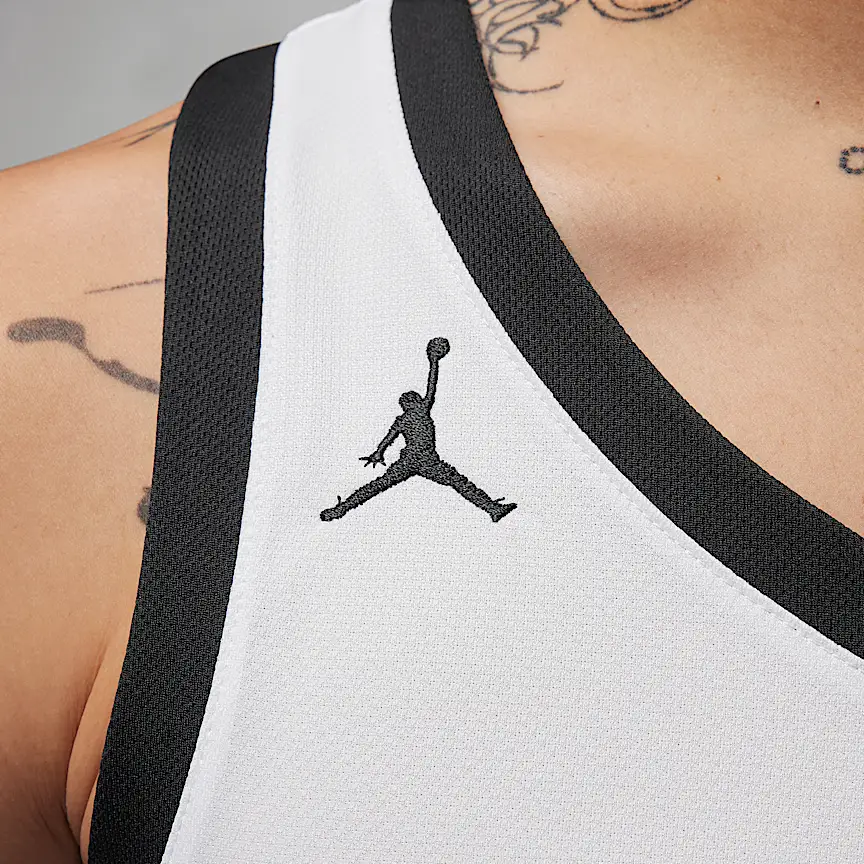 Jordan SS24 DRI FIT Basketball Jersey Men’s Team White