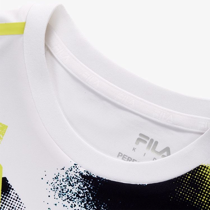 Мужские футболка Fila KIDST (молочно-белый) — фото 4