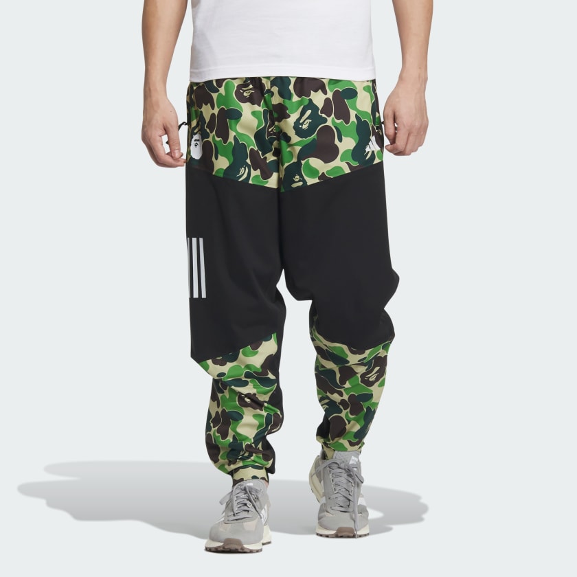 Adidas X Bape Collaboration Sports Pants Men’s Black