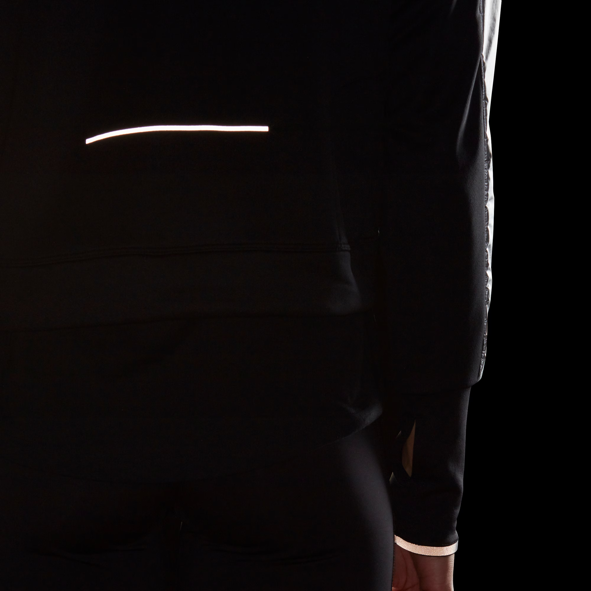 Женское худи adidas Space Hoodie M (черное) — фото 6