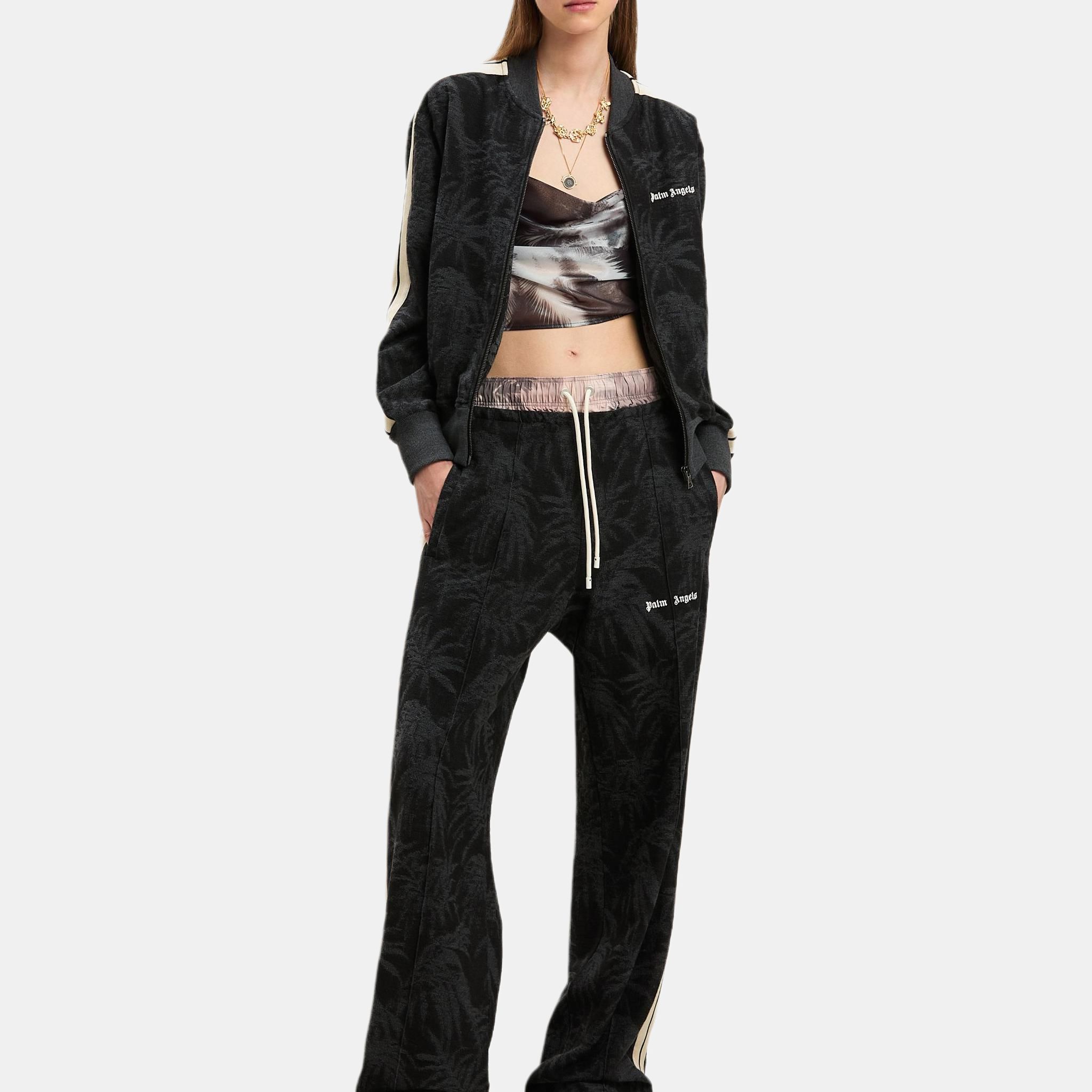 Женские куртка PALM ANGELS SS25 (черный) — фото 4