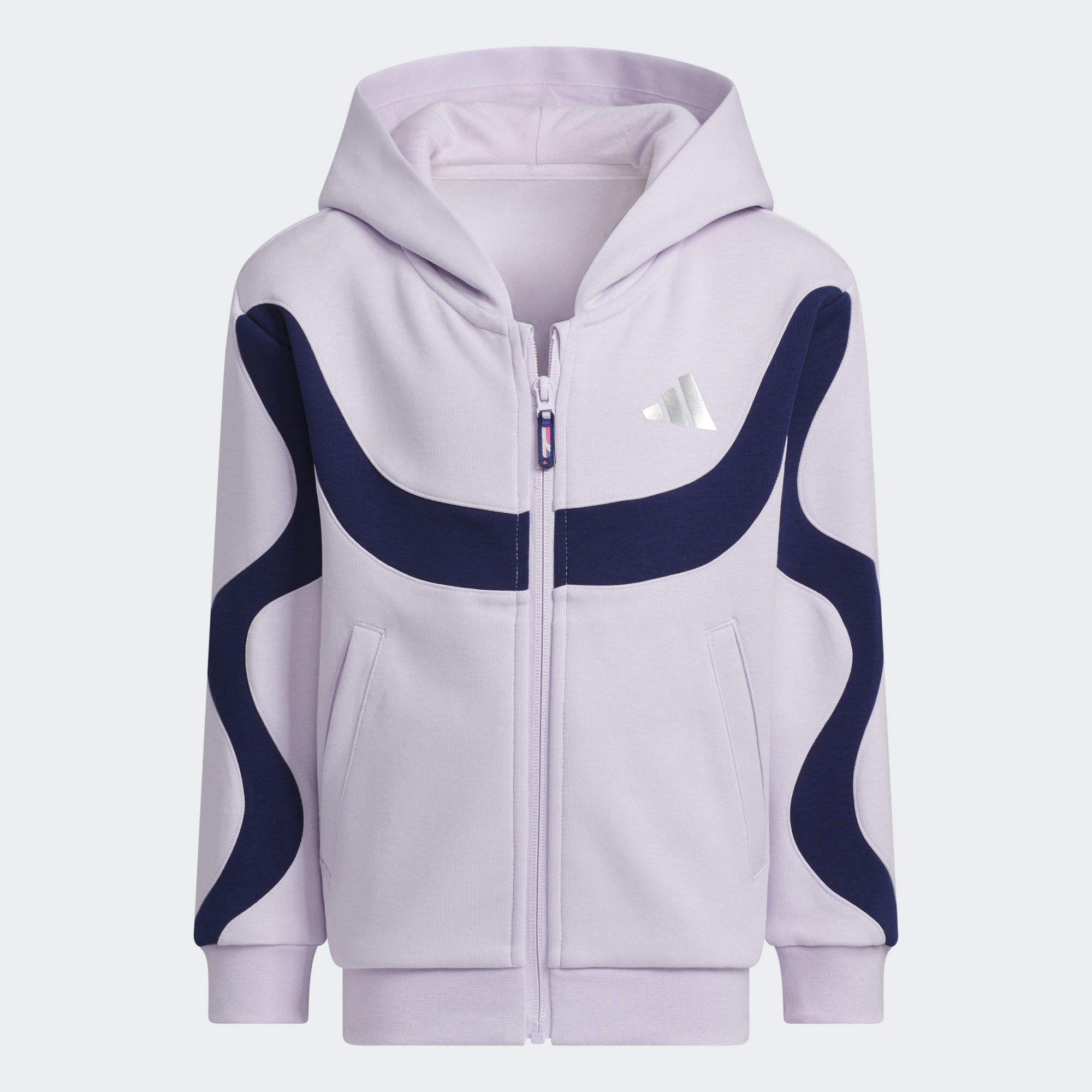 Детский спортивный костюм adidas (сине-фиолетовый) — фото 3