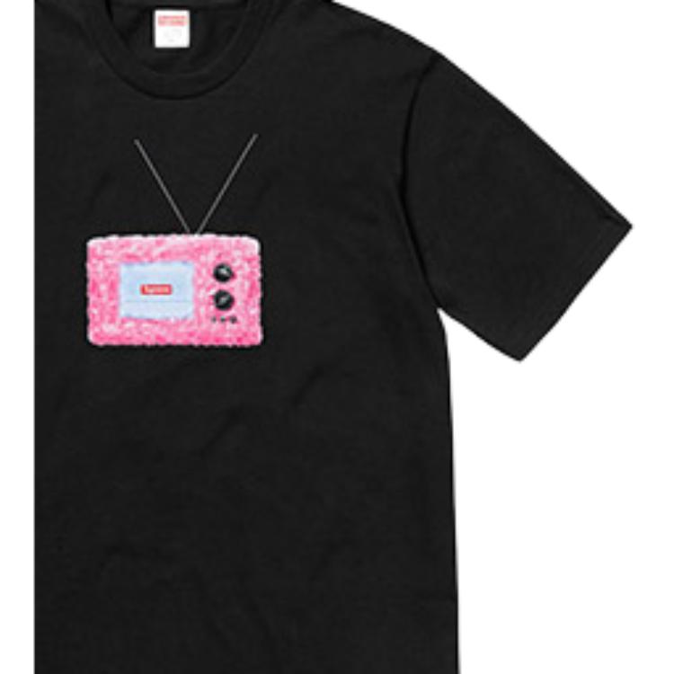 Футболка Supreme SS18 TV Tee (черная) — фото 2