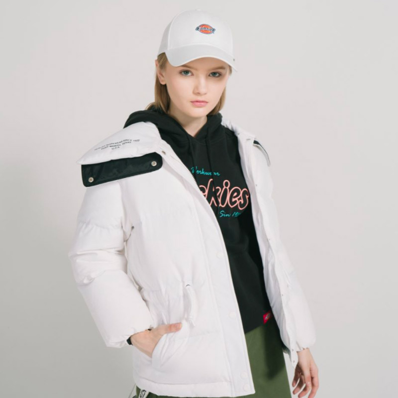Женская куртка Dickies (белая) — фото 2