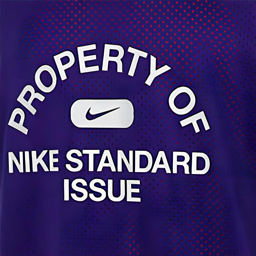 Nike Basketball Jerseys Men’s Purple Moderate Straight Fit