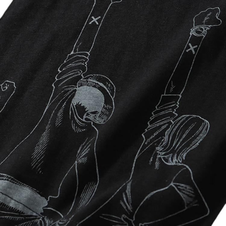 Футболка UNIQLO One Piece Black (черная) — фото 3