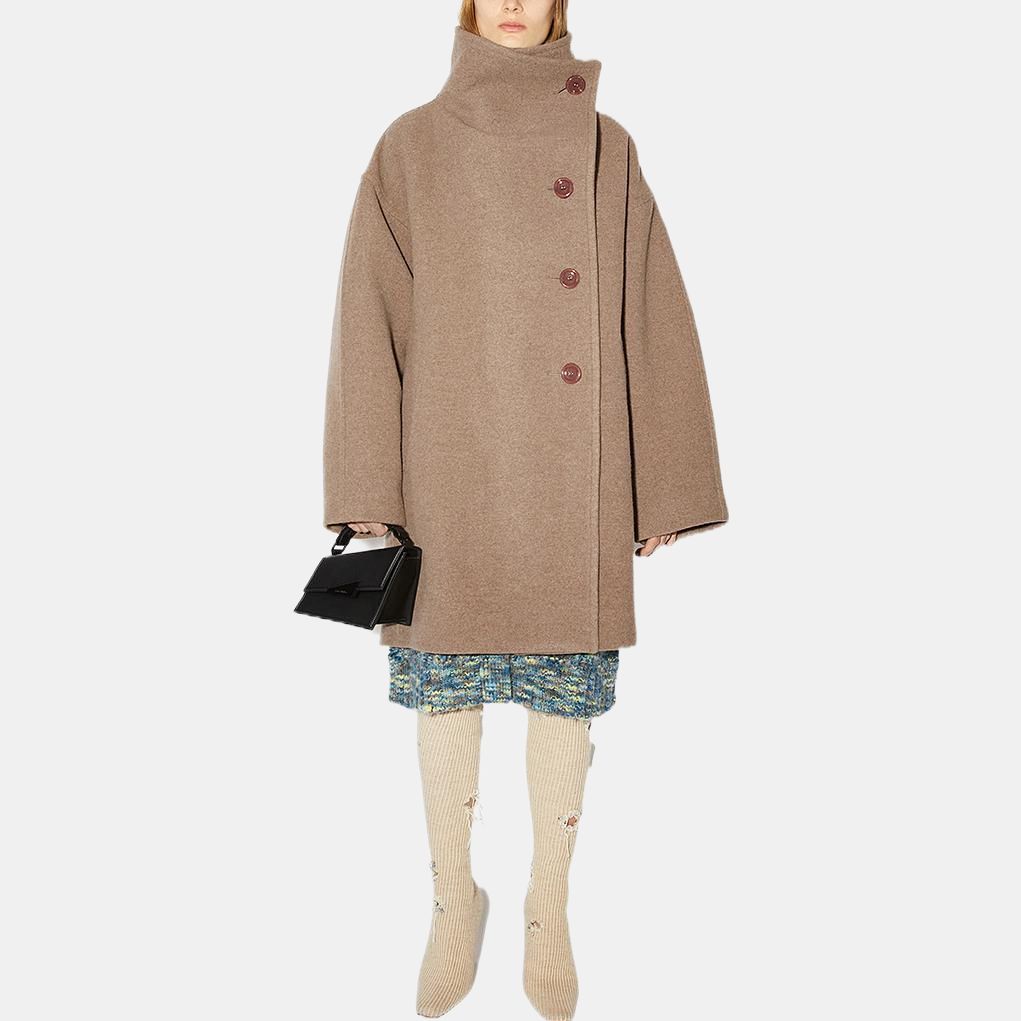 Женская куртка Acne Studios FW22 (коричневая) — фото 2