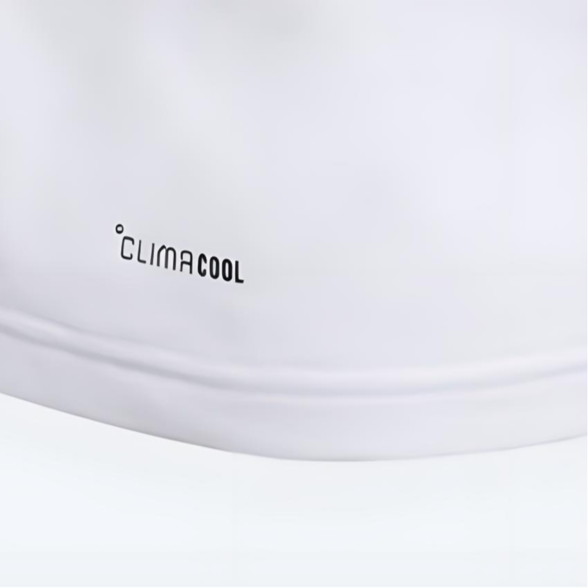 Женская футболка adidas ClimacoolT (бело-зеленая) — фото 5