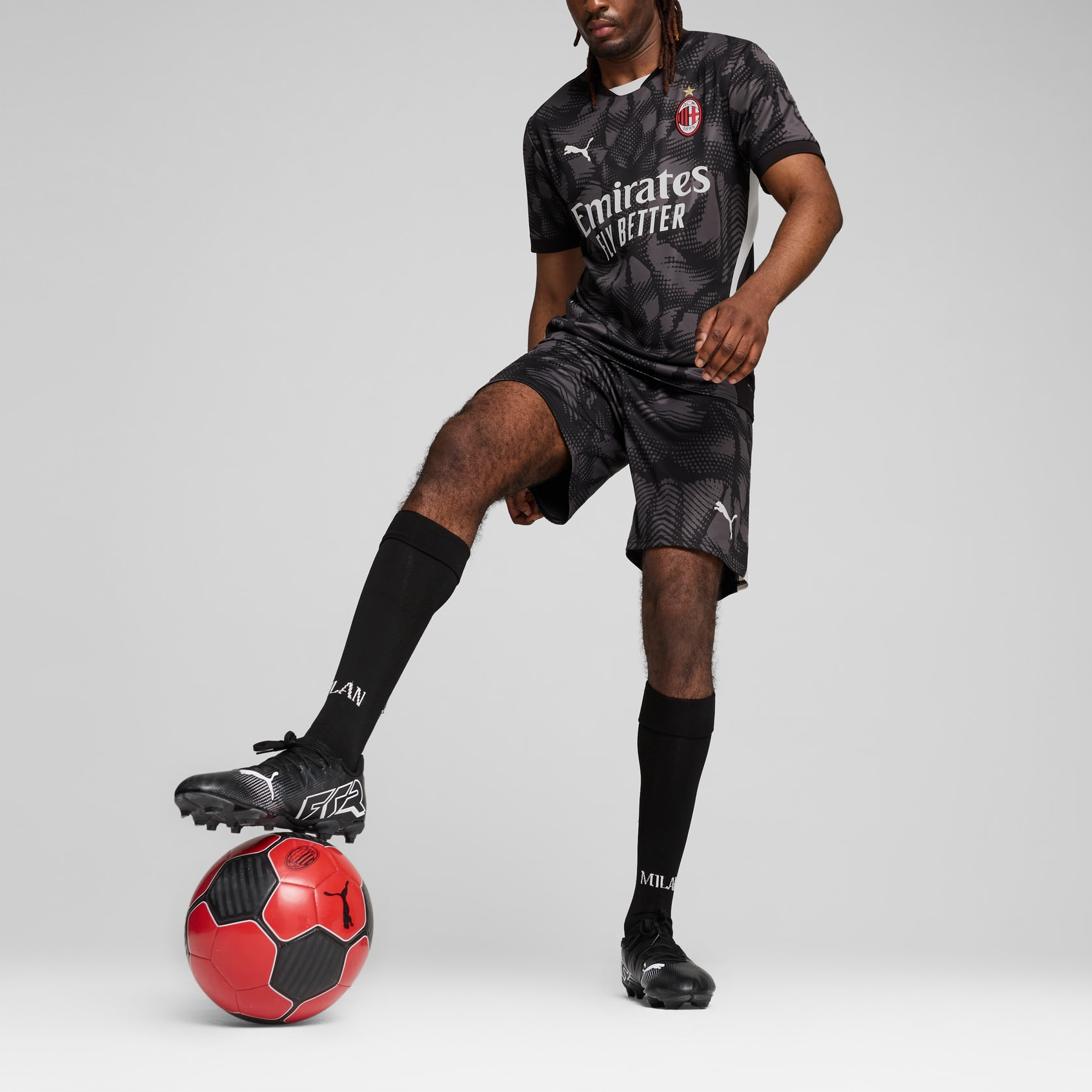 PUMA AC Milan Sports Shorts Men’s Black Moderate