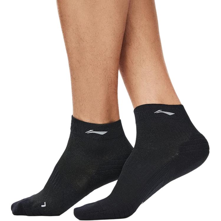 Li Ning Running Collection Running Socks Unisex 1 Pack Black