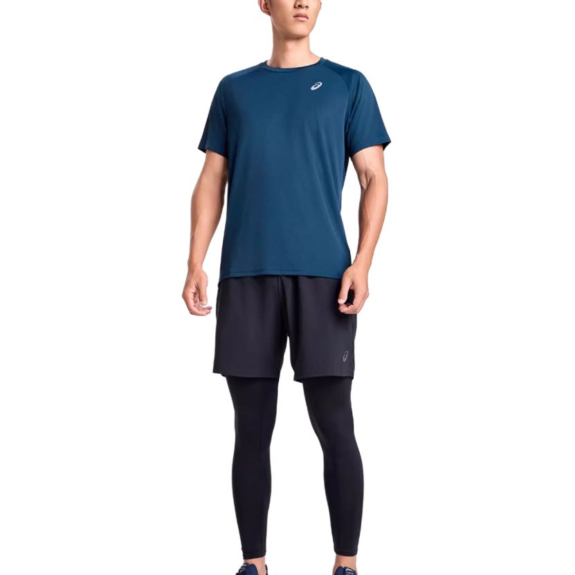 ASICS Running T Shirt Men’s Dark Blue
