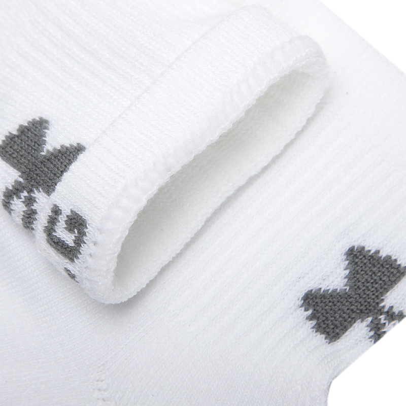 Under Armour Ankle Socks Unisex 3 Pack White