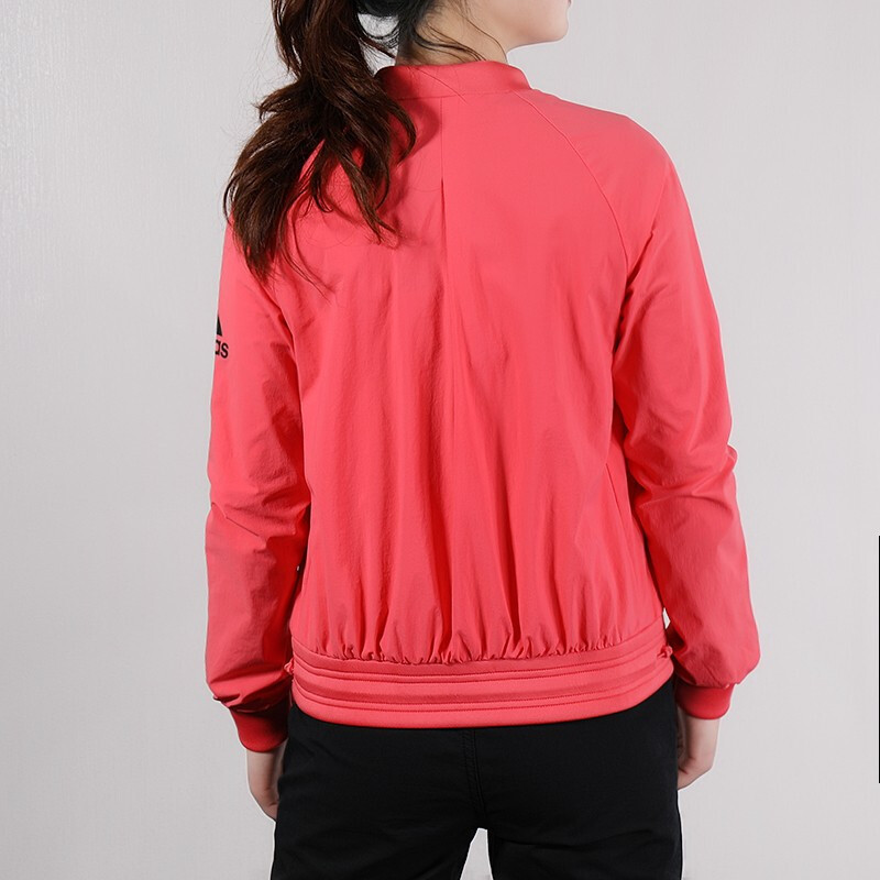 Женская куртка adidas Bomber (розовая) — фото 4