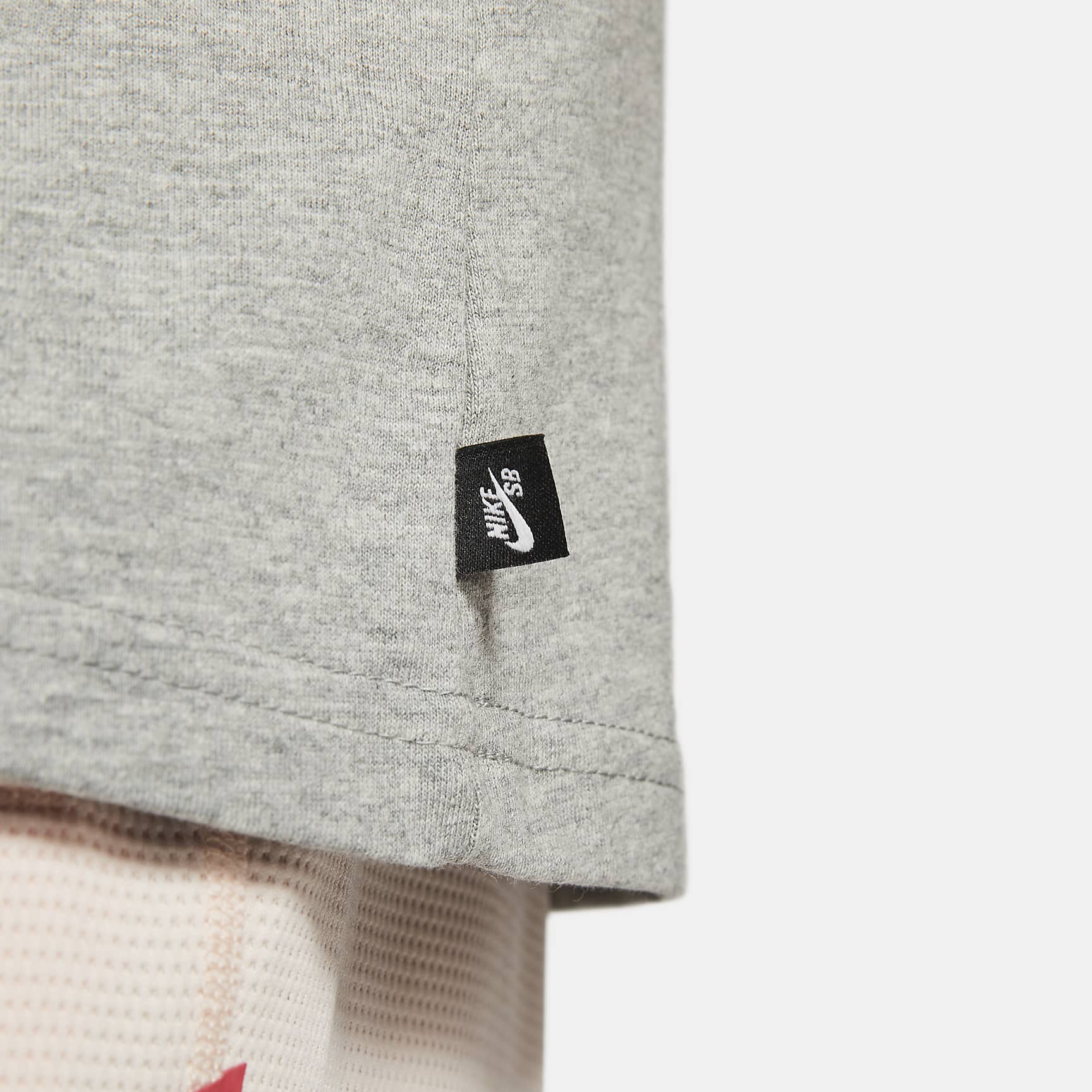 Мужская футболка Nike SB Llama Print (серая) — фото 5