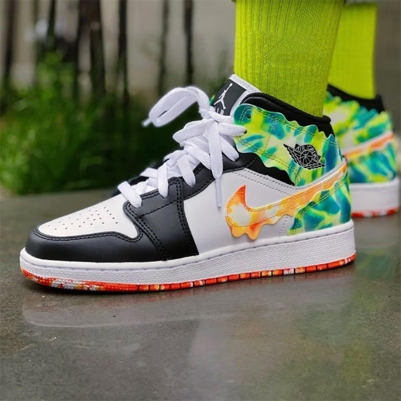 Jordan Air Jordan 1 Mid SE "Drip" GS