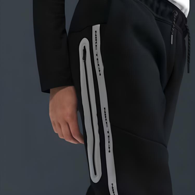 Спортивные штаны Nike Sportswear Tech Fleece (черный) — фото 4