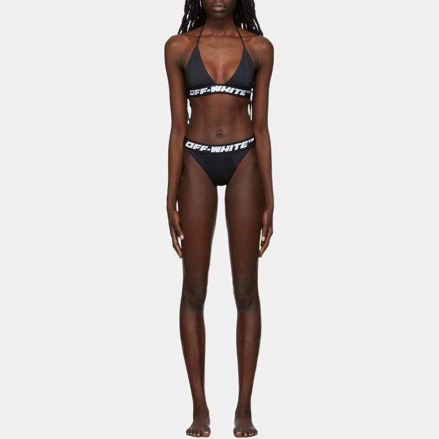 OFF WHITE FW22 Two Piece Swimsuit Slim Fit Women’s Black