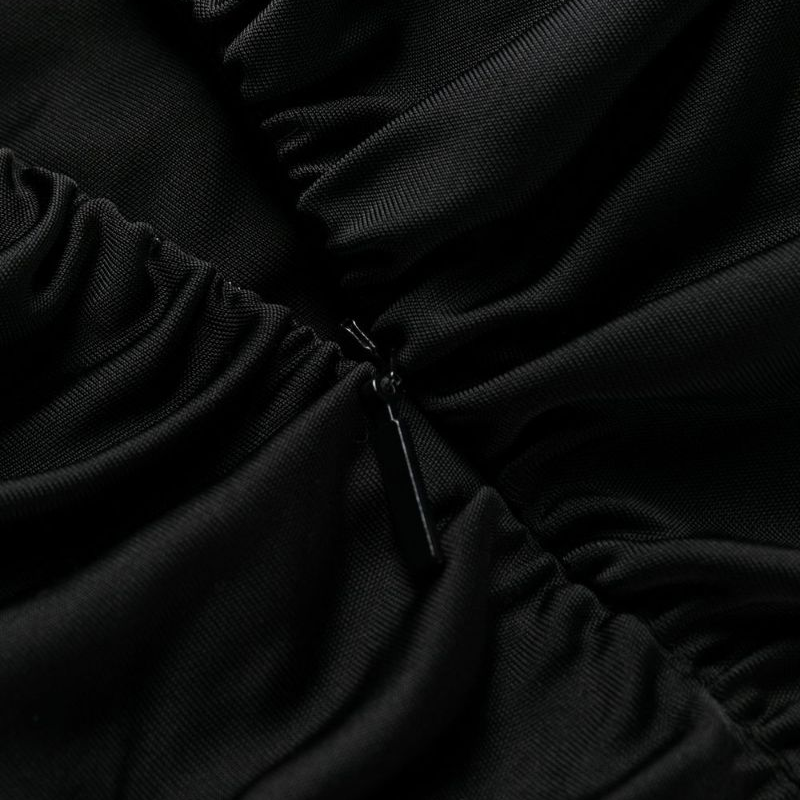Женское платье SAINT LAURENT SAINT LAURENT SS22 (черное) — фото 6
