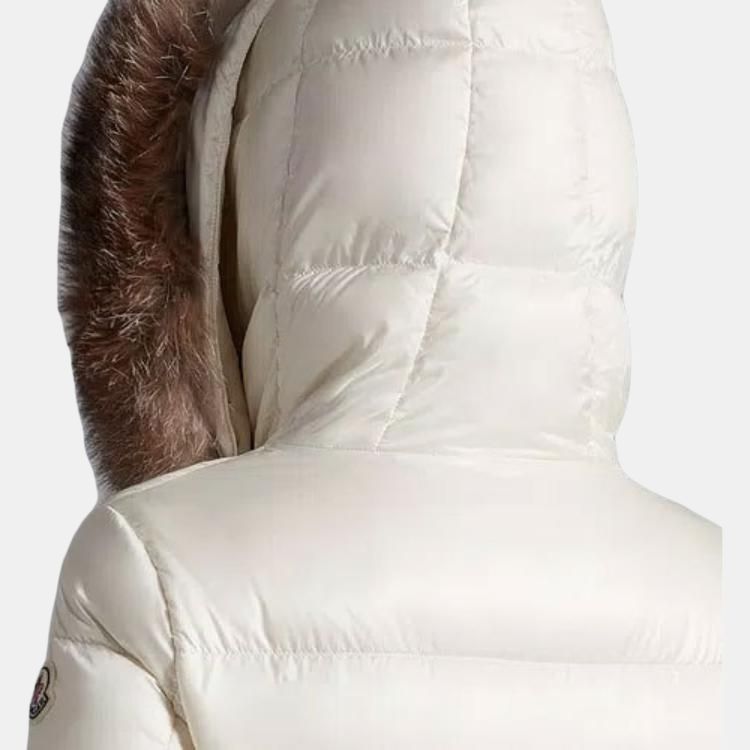 Женская куртка Moncler (белая) — фото 5