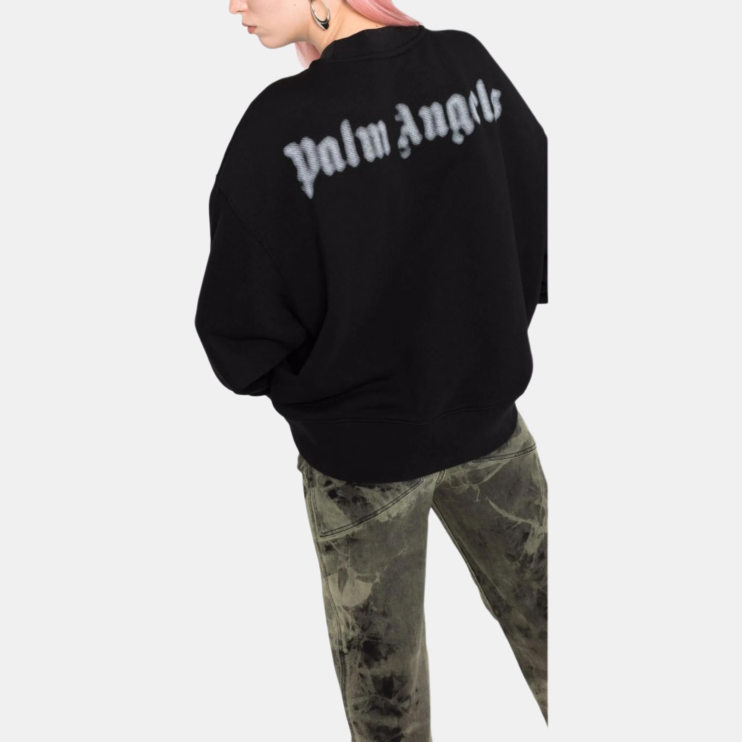 Женские худи PALM ANGELS FW21 Logo (черный) — фото 5