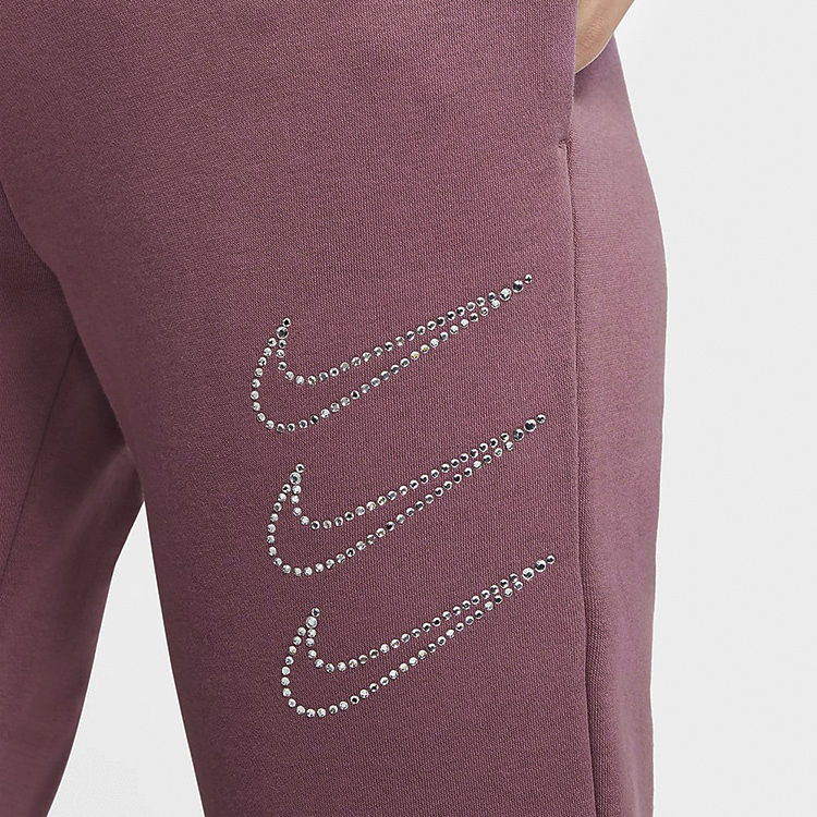 Женские штаны Nike Sportswear (темно-бордовые) — фото 6