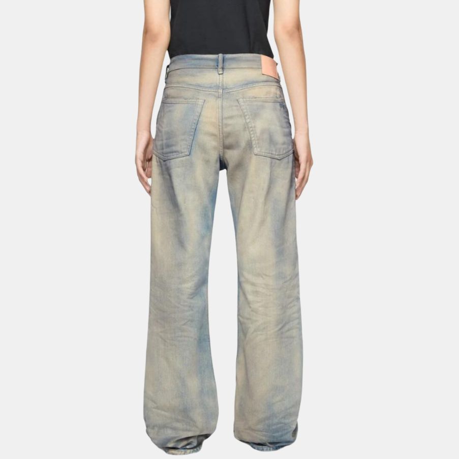 Женские джинсы Acne Studios SS25 (голубые) — фото 4