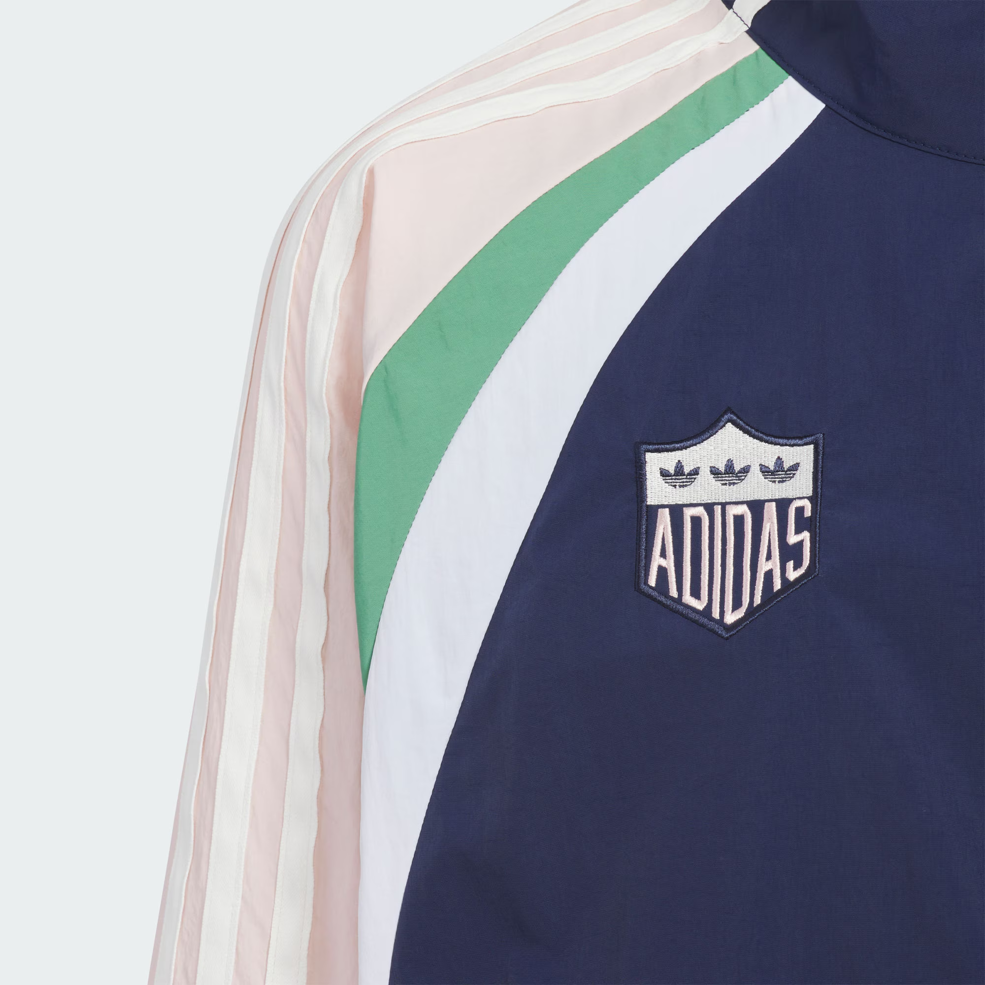Женская куртка adidas originals RETROWINDBREAKER (темно-синяя) — фото 4